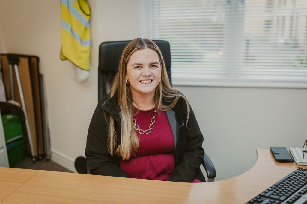 Site manager Danielle morgan